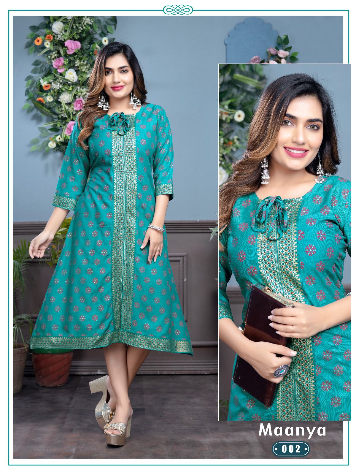 Maanya By Golden Printed Designer Kurtis Catalog
